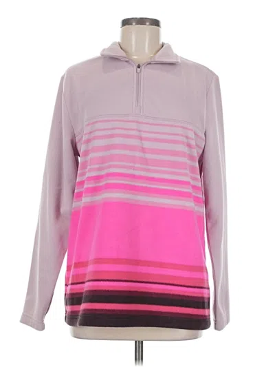 Pre-owned Lands' End Fleece Jacket In Pink
