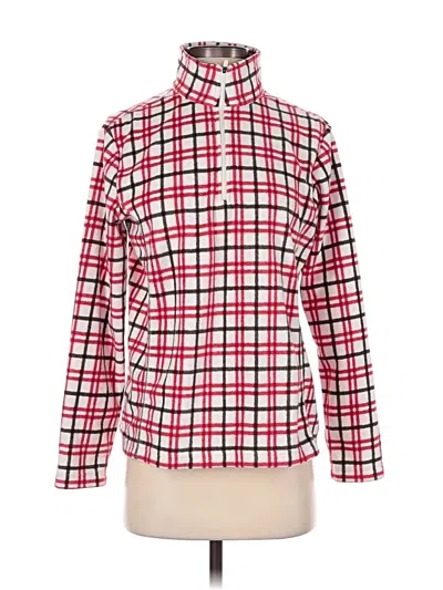 Pre-owned Lands' End Fleece Jacket In Red
