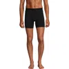 Lands' End Flex Performance Boxer Brief 3 Pack In Black