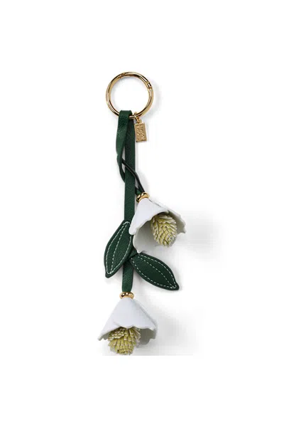 Lands' End Flower Bag Charm In Green