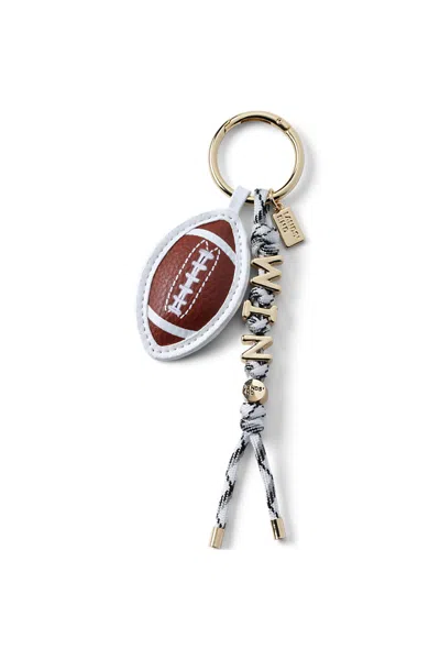 Lands' End Football Bag Charm In White