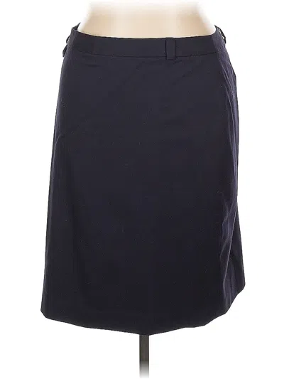 Pre-owned Lands' End Formal Skirt In Black