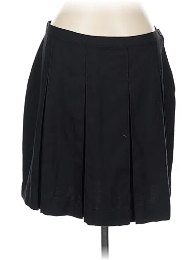 Pre-owned Lands' End Formal Skirt In Black