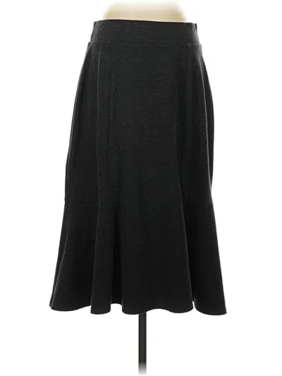 Pre-owned Lands' End Formal Skirt In Black