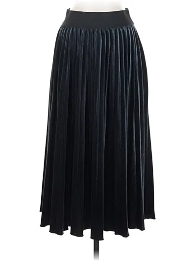 Pre-owned Lands' End Formal Skirt In Black