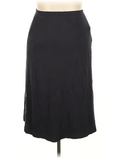 Pre-owned Lands' End Formal Skirt In Blue