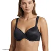 Lands' End Full Coverage Bra True Solutions Light Weight Microfiber Basics In Black