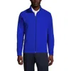 Lands' End Full-zip Mid-weight Fleece Jacket In Cobalt