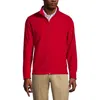 Lands' End Full-zip Mid-weight Fleece Jacket In Red