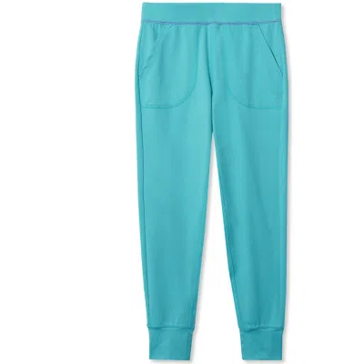 Lands' End Kids'  Girls Active Jogger With Pockets In Blue