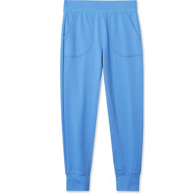 Lands' End Kids'  Girls Active Jogger With Pockets In Blue