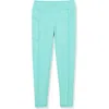 Lands' End Girls Active Leggings In Aruba Blue
