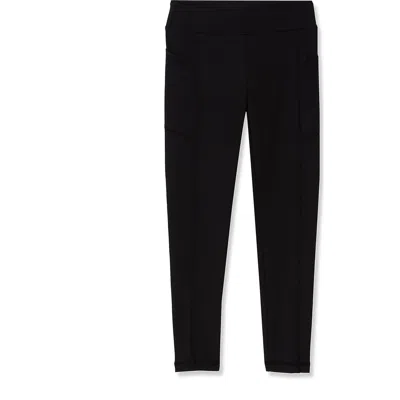 Lands' End Kids'  Girls Active Leggings In Black