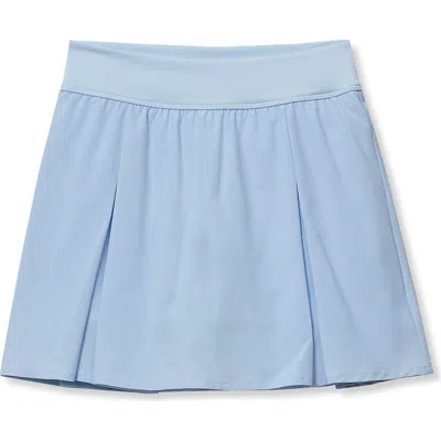 Lands' End Kids'  Girls Active Pleated Skort In Blue