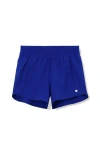 Lands' End Babies'  Girls Active Woven Shorts In Deep Blue