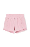 Lands' End Babies'  Girls Active Woven Shorts In Fairy Tale Pink