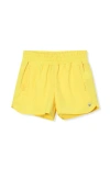 Lands' End Babies'  Girls Active Woven Shorts In Limelight