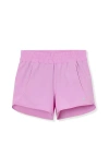 Lands' End Babies'  Girls Active Woven Shorts In Sunset Purple