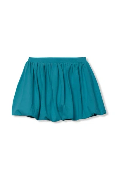 Lands' End Kids'  Girls Bubble Skort In Green