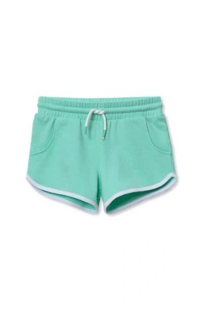 Lands' End Kids'  Girls Camp Shorts In Green