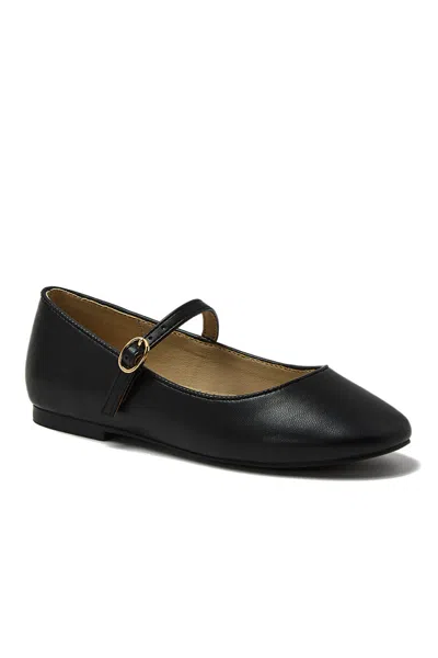 Lands' End Girls Classic Mary Jane Flats In Black