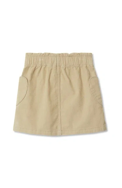 Lands' End Kids'  Girls Corduroy Skirt With Heart Pockets In Neutral