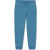 Lands' End Kids'  Girls Cotton Fleece Jogger Sweatpants In Blue