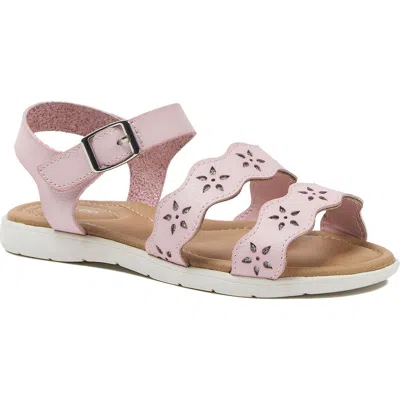 Lands' End Kids'  Girls Easy On Flower Sandals In Purple