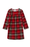 Lands' End Girls Flannel Nightgown In Red