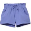 Lands' End Kids'  Girls French Terry Shorts In Blue