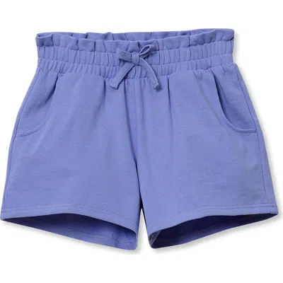 Lands' End Kids'  Girls French Terry Shorts In Blue