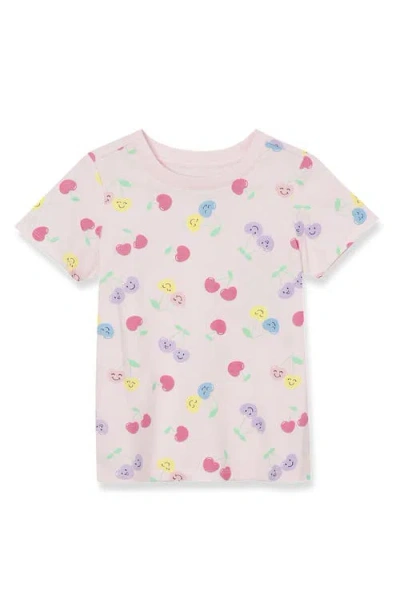 Lands' End Kids'  Girls Graphic Tee In Happy Cherries