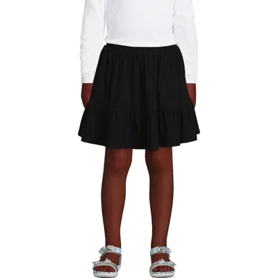 Lands' End Kids'  Girls Indigo Skort In Black