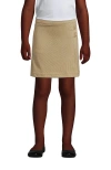 Lands' End Kids'  Girls Knit Skort In Khaki