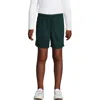 Lands' End Babies'  School Uniform Girls Mesh Gym Shorts In Evergreen