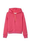 Lands' End Girls Plus Active Quarter Zip Sweatshirt In Pink