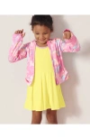 LANDS' END LANDS' END GIRLS ATHLETIC ACTIVE TANK TOP DRESS
