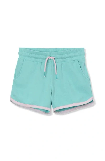 Lands' End Kids'  Girls Plus Camp Shorts In Aruba Blue
