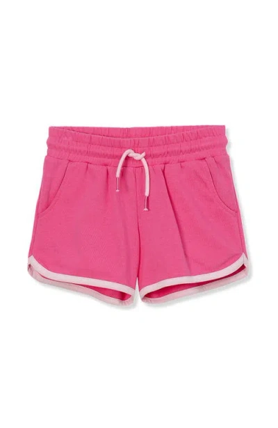 Lands' End Kids'  Girls Plus Camp Shorts In Azalea