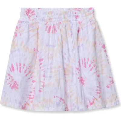 Lands' End Kids'  Girls Plus Smocked Skort In Neutral