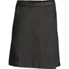 Lands' End Kids'  Girls Plus Solid A-line Skirt Below The Knee In Gray