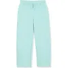 Lands' End Kids'  Girls Plus Wide Leg Knit Pants In Aruba Blue