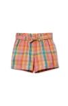 Lands' End Kids'  Girls Pull On Solid Shorts In Multi