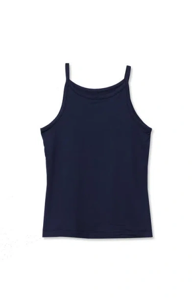 Lands' End Kids'  Girls Sleep Tank Cami In Blue
