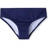 Lands' End Kids'  Girls Slim Swim Bikini Bottoms In Deep Sea Navy