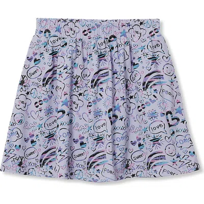 Lands' End Kids'  Girls Smocked Skorts In Multi