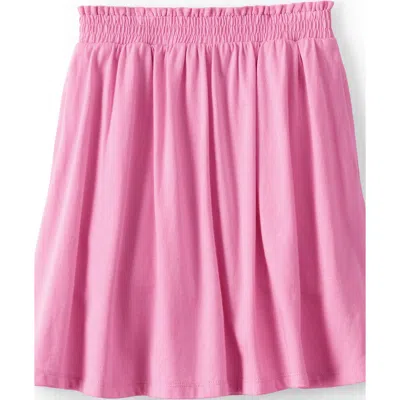 Lands' End Kids'  Girls Smocked Skorts In Pink