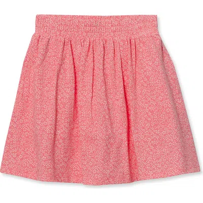 Lands' End Kids'  Girls Smocked Skorts In Pink