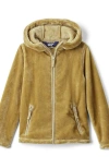 Lands' End Girls Softest Fleece Jacket In Khaki