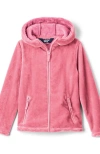 Lands' End Kids'  Girls Softest Fleece Jacket In Pink